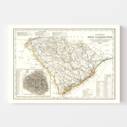 map of South Carolin