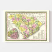 map of South Carolin