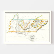 map of Tennessee