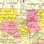 old Tennessee map