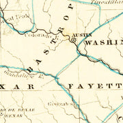 old Texas map