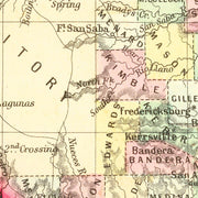 old Texas map