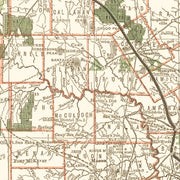 old Texas map