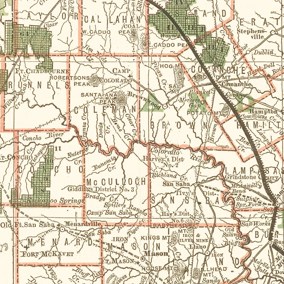 Vintage Texas Maps