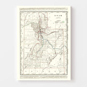 map of Utah