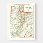 map of Utah
