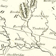 old Vermont map