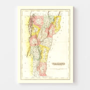 map of Vermont