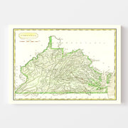 map of Virginia