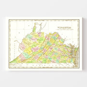map of Virginia