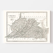 map of Virginia