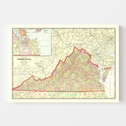 map of Virginia