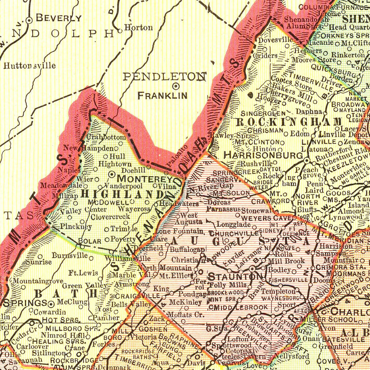 Vintage Virginia Maps