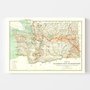 map of Washington