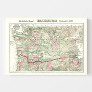 map of Washington