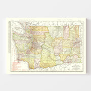 map of Washington