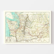 map of Washington