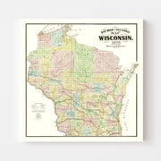 map of Wisconsin