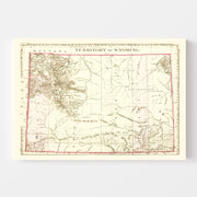 map of Wyoming
