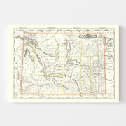 map of Wyoming