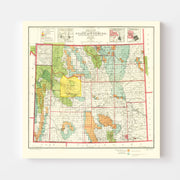 map of Wyoming