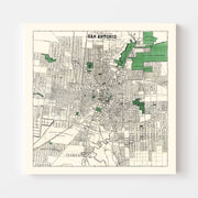map of San Antonio