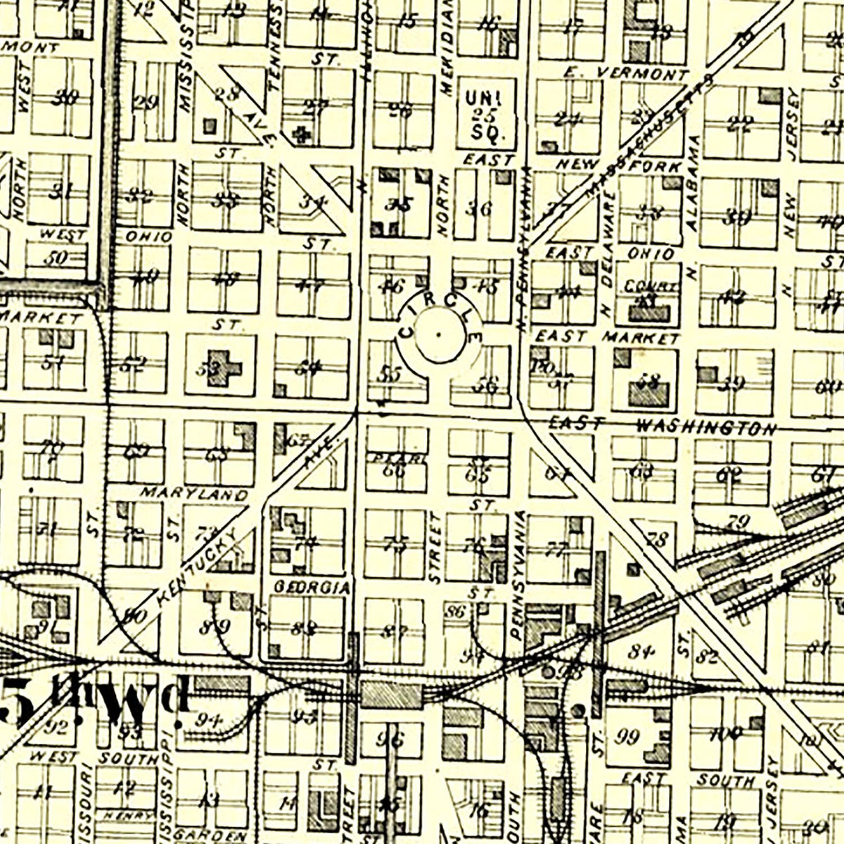 Vintage Indianapolis Maps