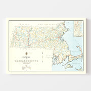 map of Massachusetts
