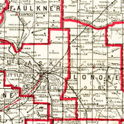 old Arkansas map