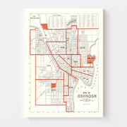 map of Oshkosh