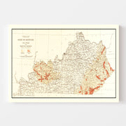 map of Kentucky Coal