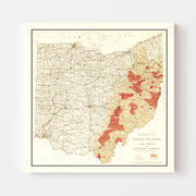 map of Tennessee Coa