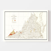 map of Virginia Coal