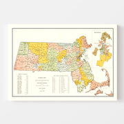 map of Massachusetts