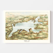 map of Sunapee Lake