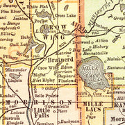 old Minnesota map
