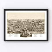 Perry Vintage Map 1892