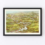 Charles River Vintage Map 1900