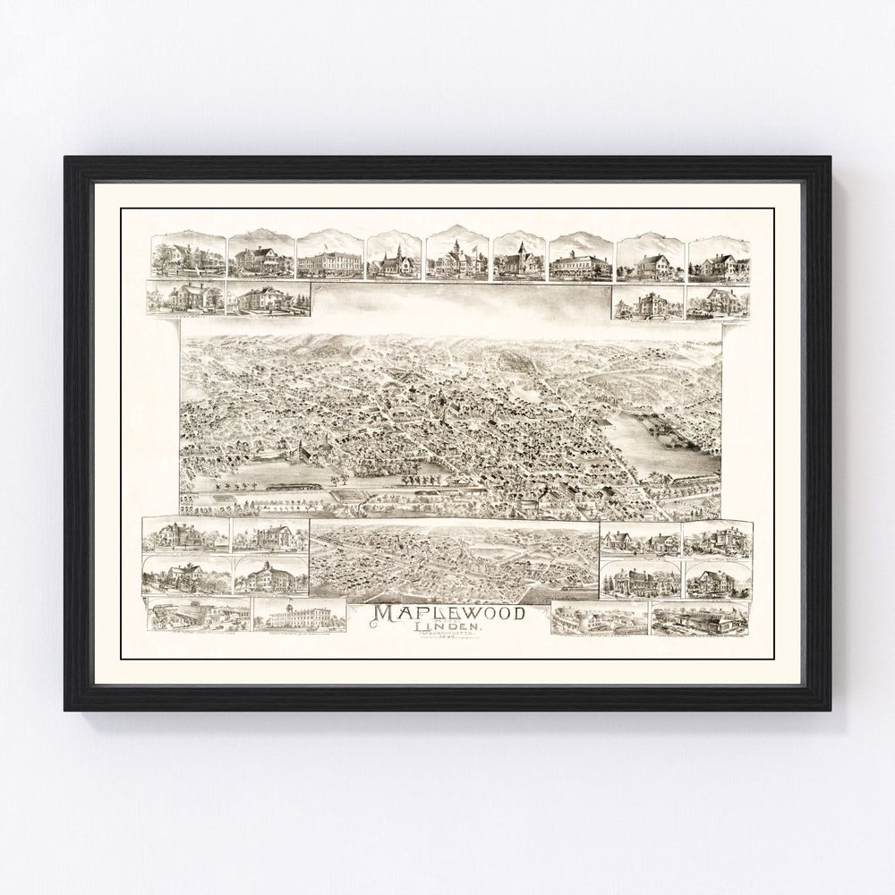 Maplewood Vintage Map 1897