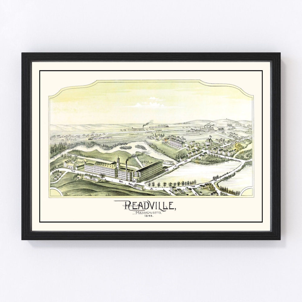 Readville Vintage Map 1893