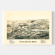 map of Three Rivers
