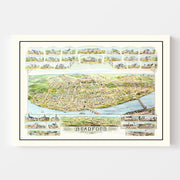 map of Bradford