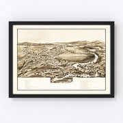 Enosburg Falls Vintage Map 1892
