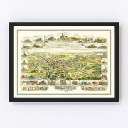 Derry Vintage Map 1898