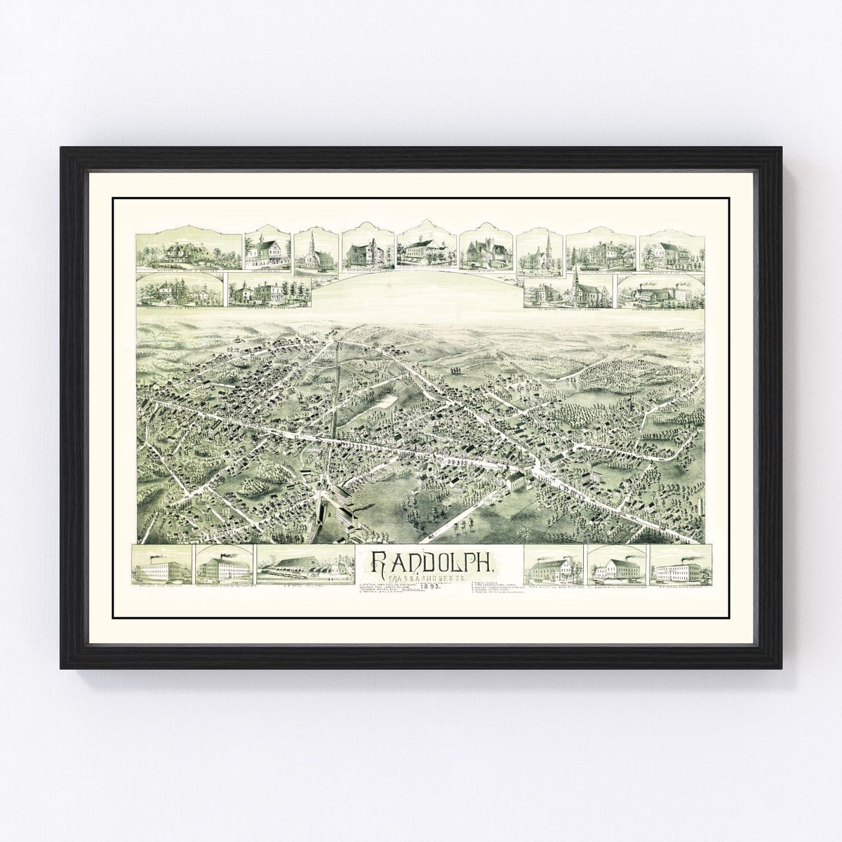Randolph Vintage Map 1892