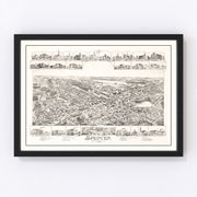 Spencer Vintage Map 1892
