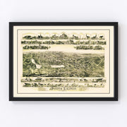 North Easton Vintage Map 1891