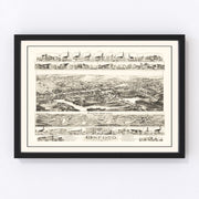 Oxford Vintage Map 1891