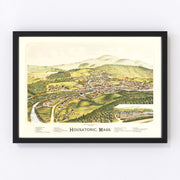 Housatonic Vintage Map 1890