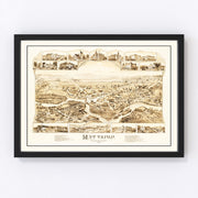 Mattapan Vintage Map 1890